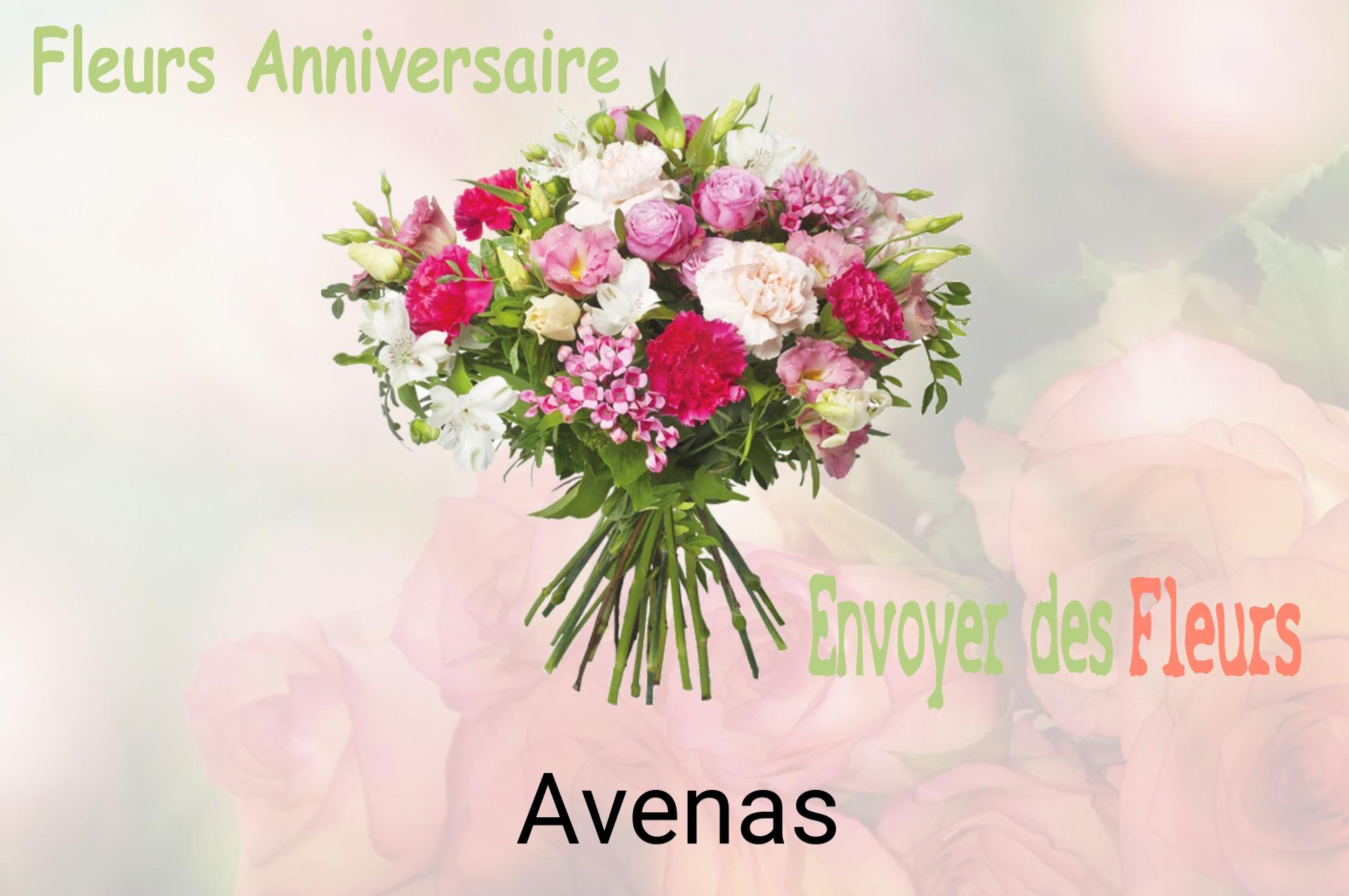 Bouquet de fleurs d’anniversaire livré à Avenas